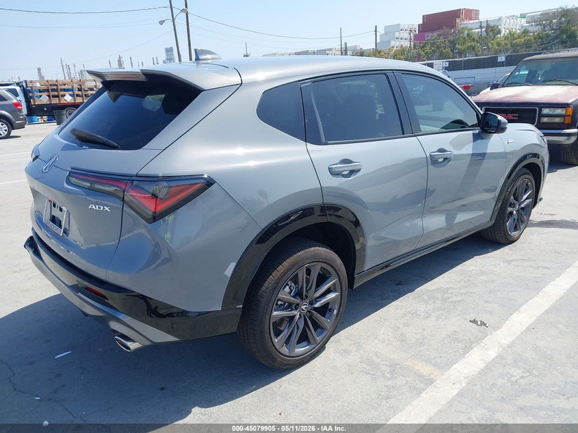 2025 Acura Adx VIN 3HDSA1H53SM707376 IAAI salvage auction — LEFT REAR, Salvage (California), sold $10,350 on 2026-07-08 (photo 4)