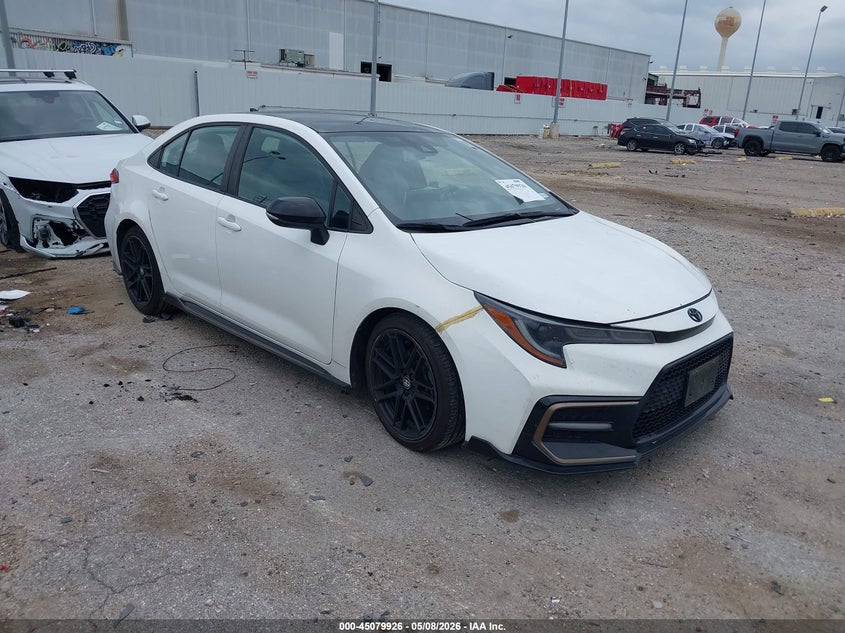 2021 Toyota Corolla VIN 5YFS4MCE9MP071768 IAAI salvage auction — HAIL, Original (Texas), sold $6,400 on 2026-07-23 (photo 1)