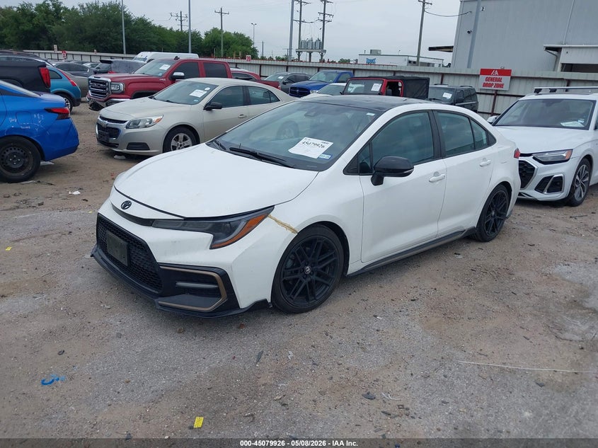 2021 Toyota Corolla VIN 5YFS4MCE9MP071768 IAAI salvage auction — HAIL, Original (Texas), sold $6,400 on 2026-07-23 (photo 2)
