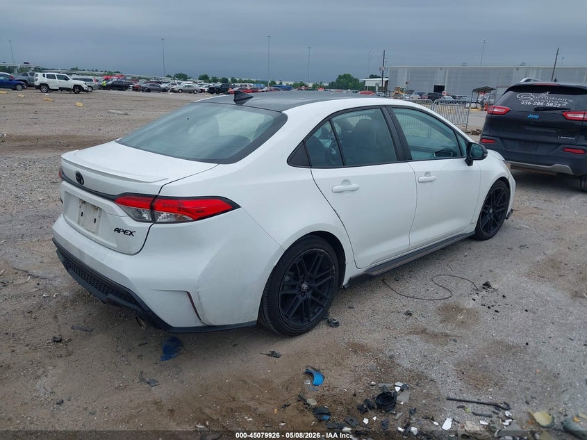 2021 Toyota Corolla VIN 5YFS4MCE9MP071768 IAAI salvage auction — HAIL, Original (Texas), sold $6,400 on 2026-07-23 (photo 4)
