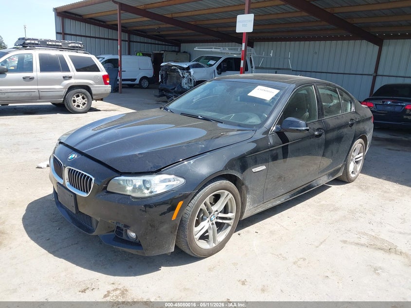 2016 BMW 5er VIN WBA5A7C59GG144907 IAAI salvage auction — SIDE, Salvage (California), sold $5,600 on 2026-07-30 (photo 2)