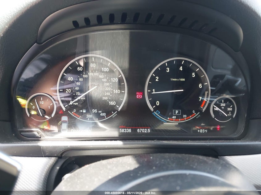 2016 BMW 5er VIN WBA5A7C59GG144907 IAAI salvage auction — SIDE, Salvage (California), sold $5,600 on 2026-07-30 (photo 7)
