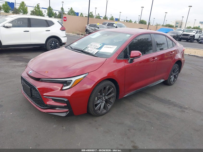 2025 Toyota Corolla VIN JTDBCMFE7S3082420 IAAI salvage auction — RIGHT SIDE, Salvage Certificate (California), sold $9,300 on 2026-07-24 (photo 2)