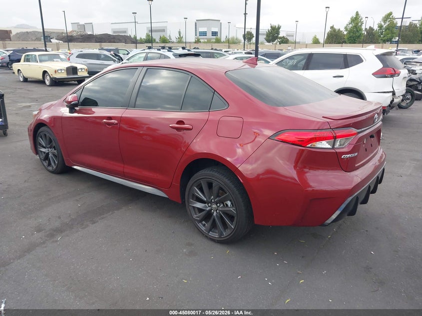 2025 Toyota Corolla VIN JTDBCMFE7S3082420 IAAI salvage auction — RIGHT SIDE, Salvage Certificate (California), sold $9,300 on 2026-07-24 (photo 3)