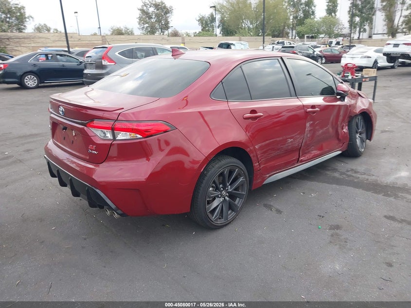 2025 Toyota Corolla VIN JTDBCMFE7S3082420 IAAI salvage auction — RIGHT SIDE, Salvage Certificate (California), sold $9,300 on 2026-07-24 (photo 4)