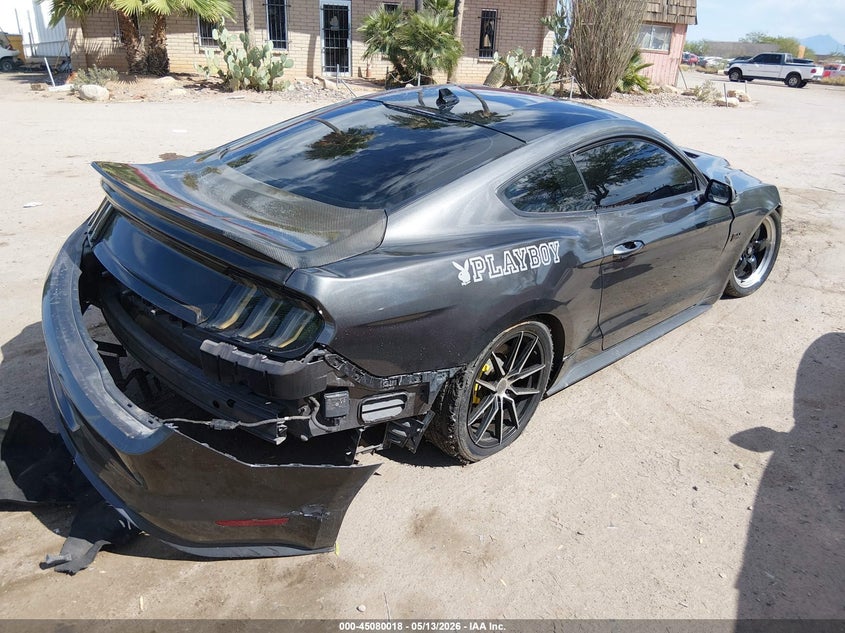 2020 Ford Mustang VIN 1FA6P8CF2L5176050 IAAI salvage auction — FRONT & REAR, Salvage (Arizona), sold $8,000 on 2026-07-09 (photo 4)
