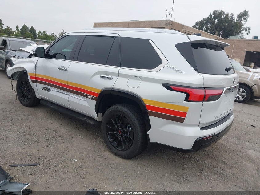 2025 Toyota Sequoia VIN 7SVAAABA1SX054534 IAAI salvage auction — FRONT END, Salvage (California), sold $24,875 on 2026-08-17 (photo 3)