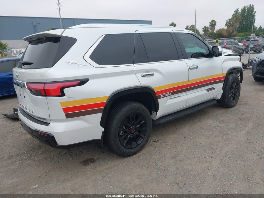 2025 Toyota Sequoia VIN 7SVAAABA1SX054534 IAAI salvage auction — FRONT END, Salvage (California), sold $24,875 on 2026-08-17 (photo 4)