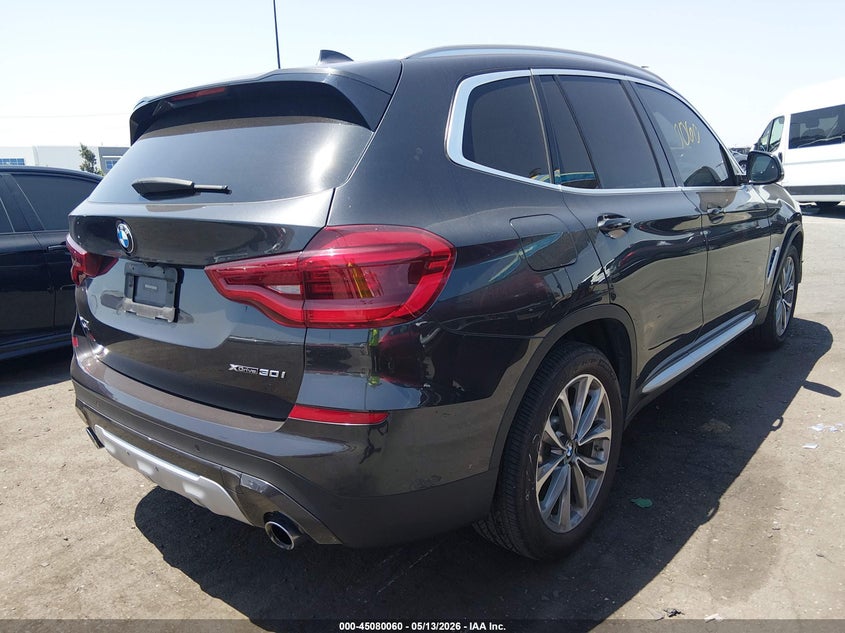 2019 BMW X3 VIN 5UXTR9C51KLP94277 IAAI salvage auction — RIGHT FRONT, Salvage Title, sold $9,750 on 2026-07-10 (photo 4)
