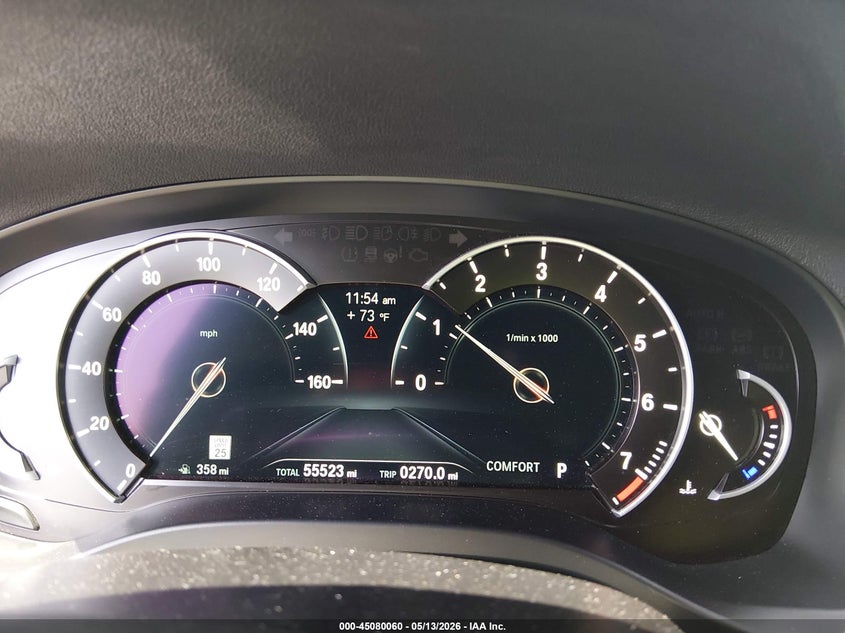 2019 BMW X3 VIN 5UXTR9C51KLP94277 IAAI salvage auction — RIGHT FRONT, Salvage Title, sold $9,750 on 2026-07-10 (photo 7)