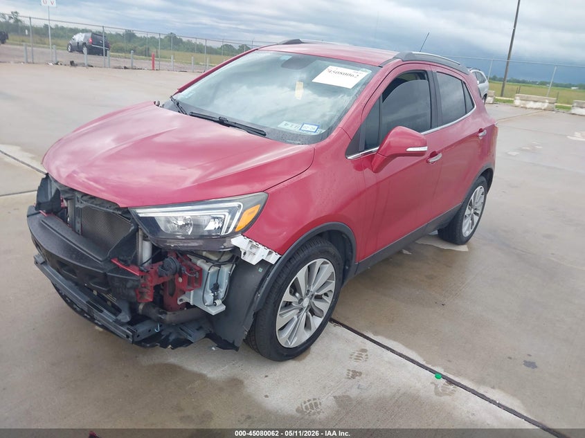 2019 Buick Encore VIN KL4CJASB1KB708631 IAAI salvage auction — FRONT END, Original (Texas), sold $2,050 on 2026-07-17 (photo 2)
