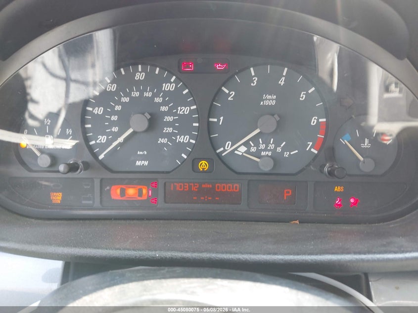 2000 BMW 3 series VIN WBABM3348YJN86804 IAAI salvage auction — FRONT END, Salvage (California), sold $300 on 2026-07-29 (photo 7)