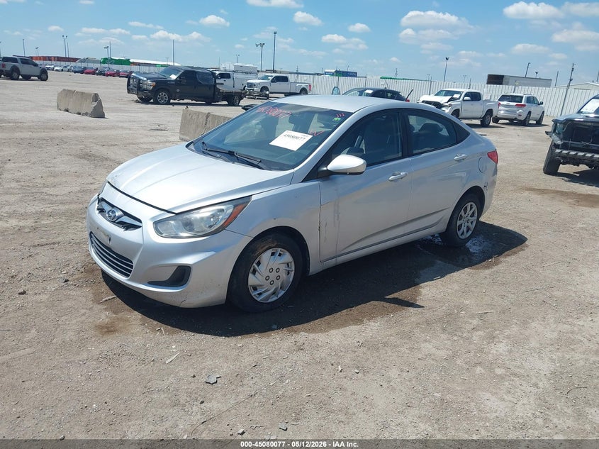 2012 Hyundai Accent VIN KMHCT4AE6CU212240 IAAI salvage auction — NORMAL WEAR, Original (Texas), sold $700 on 2026-07-08 (photo 2)