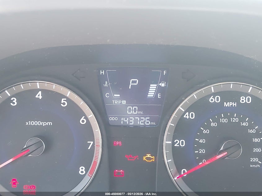 2012 Hyundai Accent VIN KMHCT4AE6CU212240 IAAI salvage auction — NORMAL WEAR, Original (Texas), sold $700 on 2026-07-08 (photo 7)