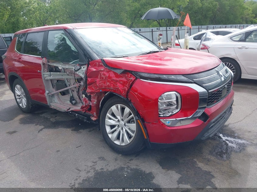 2025 Mitsubishi Outlander VIN JA4J4UA80SZ056906 IAAI salvage auction — RIGHT SIDE, Salvage (Utah), sold $7,050 on 2026-07-30 (photo 1)