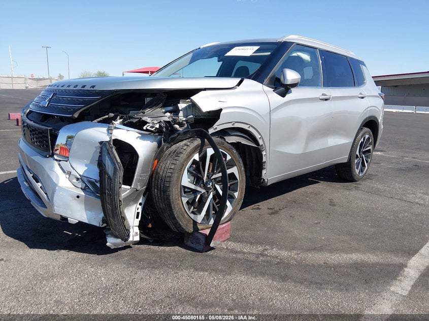 2022 Mitsubishi Outlander VIN JA4J3VA88NZ090282 IAAI salvage auction — FRONT END, Salvage Title, sold $6,500 on 2026-08-21 (photo 2)