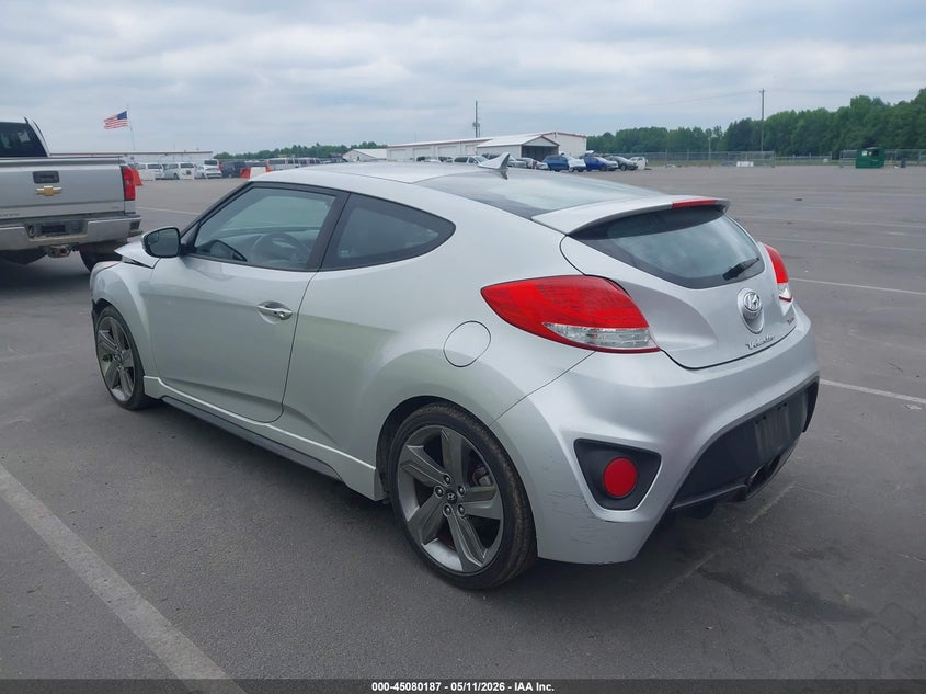2015 Hyundai Veloster VIN KMHTC6AE2FU229651 IAAI salvage auction — FRONT END, Salvage (North Carolina), sold $825 on 2026-07-08 (photo 3)