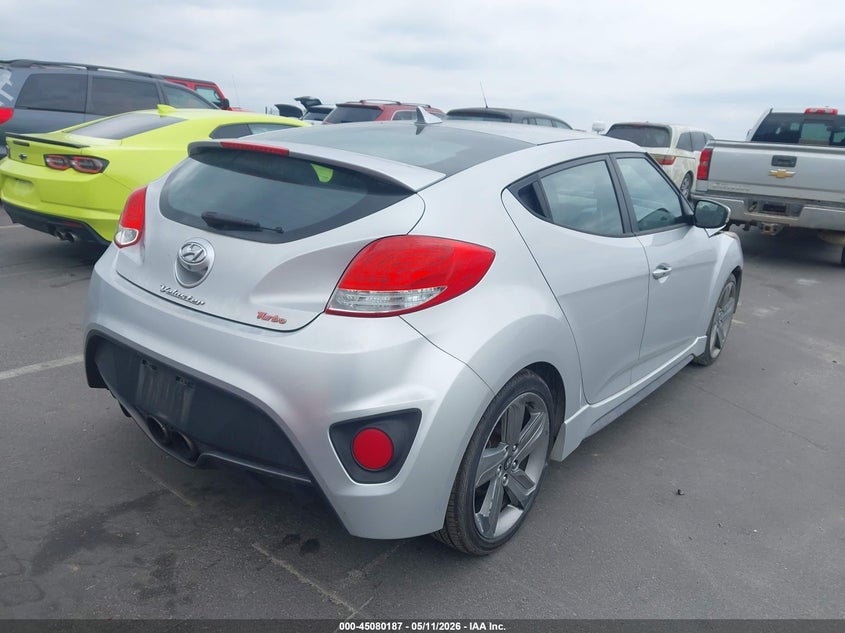 2015 Hyundai Veloster VIN KMHTC6AE2FU229651 IAAI salvage auction — FRONT END, Salvage (North Carolina), sold $825 on 2026-07-08 (photo 4)