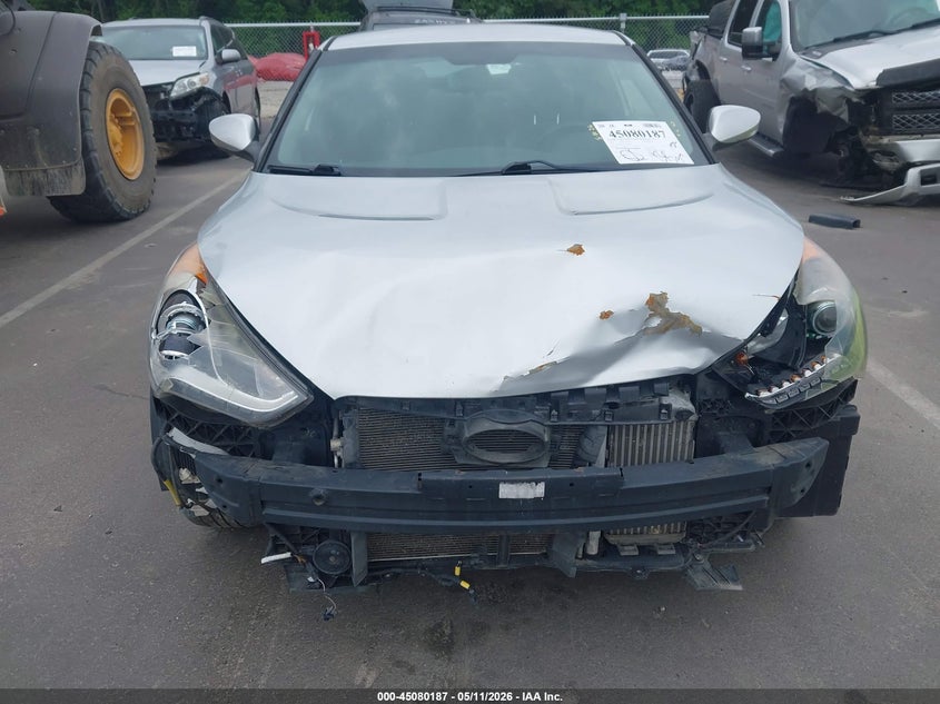 2015 Hyundai Veloster VIN KMHTC6AE2FU229651 IAAI salvage auction — FRONT END, Salvage (North Carolina), sold $825 on 2026-07-08 (photo 6)