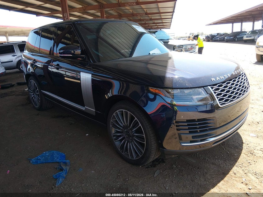 2021 Land rover RANGE ROVER VIN SALGS2RU2MA438389 IAAI salvage auction — LEFT REAR, Salvage (Arizona), sold $38,000 on 2026-07-06 (photo 1)