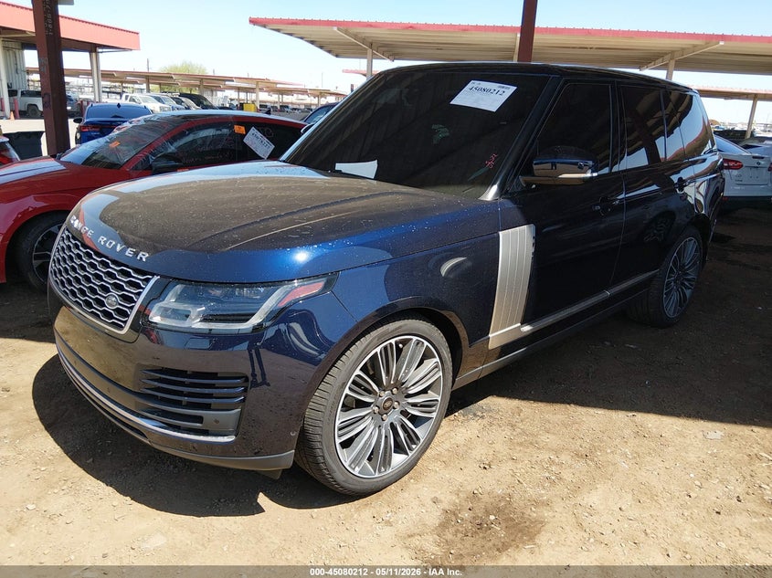2021 Land rover RANGE ROVER VIN SALGS2RU2MA438389 IAAI salvage auction — LEFT REAR, Salvage (Arizona), sold $38,000 on 2026-07-06 (photo 2)
