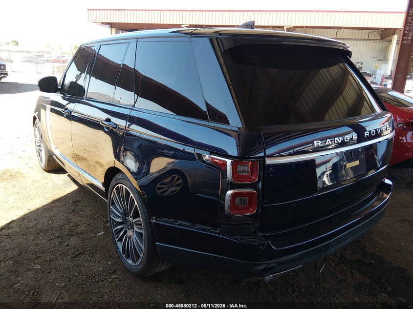 2021 Land rover RANGE ROVER VIN SALGS2RU2MA438389 IAAI salvage auction — LEFT REAR, Salvage (Arizona), sold $38,000 on 2026-07-06 (photo 3)