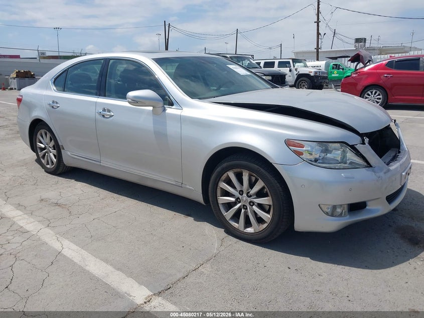 2012 Lexus Ls VIN JTHBL5EF2C5108569 IAAI salvage auction — FRONT & REAR, Salvage (California), sold $3,825 on 2026-07-29 (photo 1)