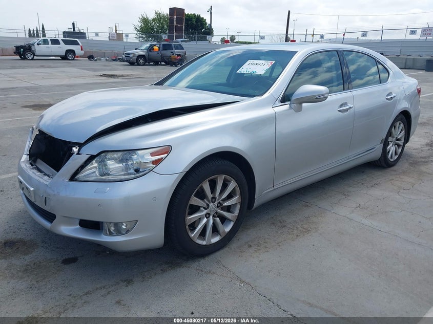 2012 Lexus Ls VIN JTHBL5EF2C5108569 IAAI salvage auction — FRONT & REAR, Salvage (California), sold $3,825 on 2026-07-29 (photo 2)