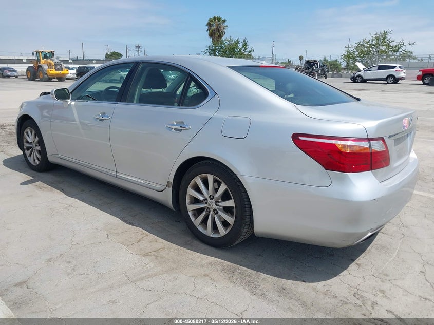 2012 Lexus Ls VIN JTHBL5EF2C5108569 IAAI salvage auction — FRONT & REAR, Salvage (California), sold $3,825 on 2026-07-29 (photo 3)