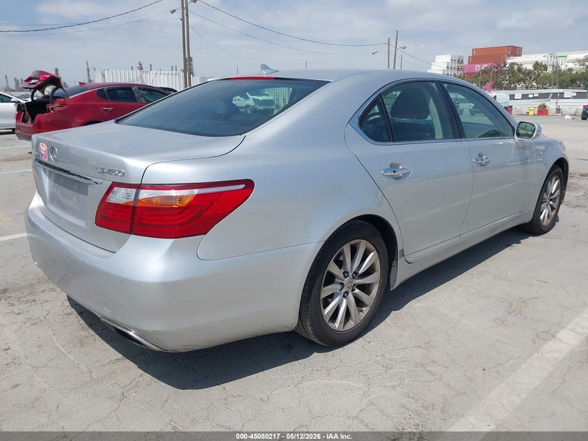 2012 Lexus Ls VIN JTHBL5EF2C5108569 IAAI salvage auction — FRONT & REAR, Salvage (California), sold $3,825 on 2026-07-29 (photo 4)