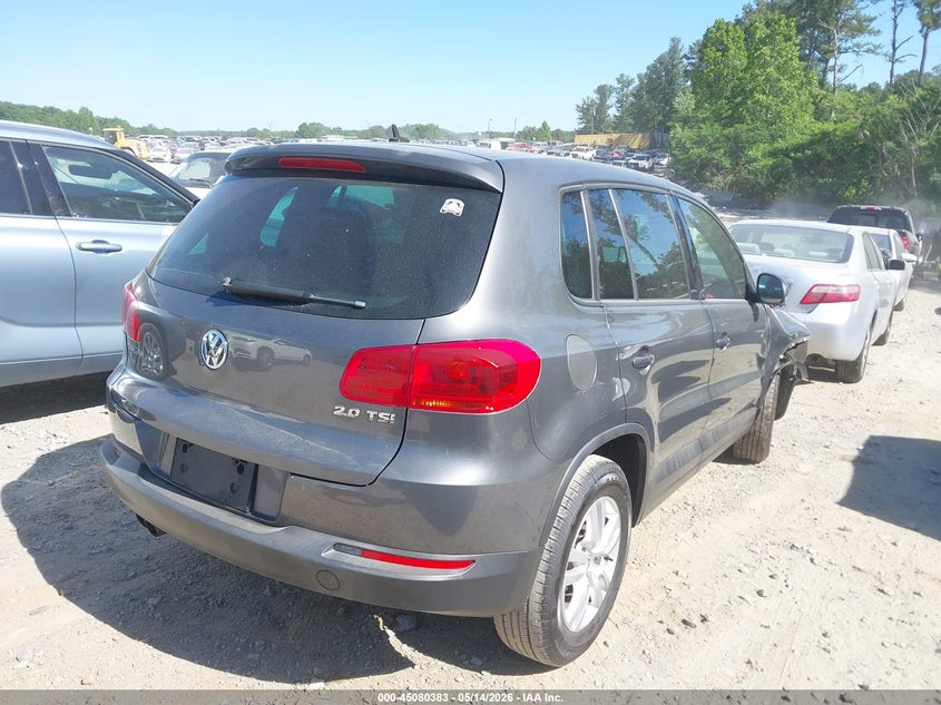2013 Volkswagen Tiguan VIN WVGAV3AX1DW608286 IAAI salvage auction — FRONT END, Salvage (Idaho), sold $400 on 2026-07-07 (photo 4)