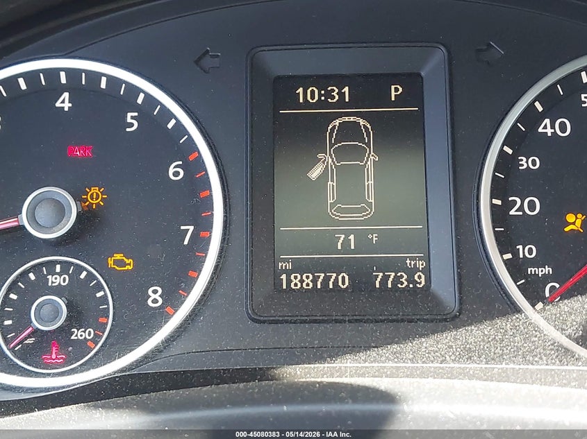 2013 Volkswagen Tiguan VIN WVGAV3AX1DW608286 IAAI salvage auction — FRONT END, Salvage (Idaho), sold $400 on 2026-07-07 (photo 7)