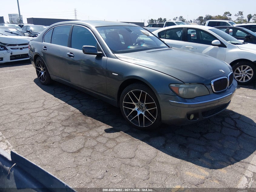 2006 BMW 7 series VIN WBAHN83566DT28189 IAAI salvage auction — THEFT, Salvage (California), sold $300 on 2026-07-16 (photo 1)