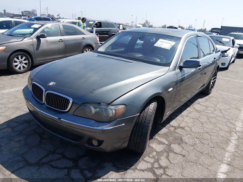 2006 BMW 7 series VIN WBAHN83566DT28189 IAAI salvage auction — THEFT, Salvage (California), sold $300 on 2026-07-16 (photo 6)