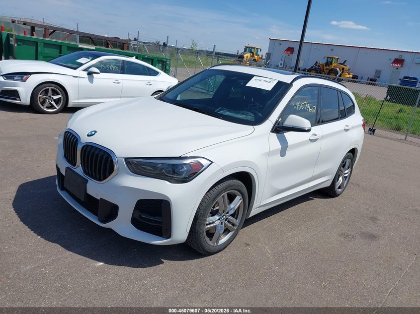 2021 BMW X1 VIN WBXJG9C00M5T31785 IAAI salvage auction — HAIL, Salvage (Minnesota), sold $7,800 on 2026-07-06 (photo 2)