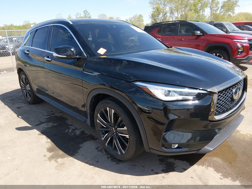 2021 Infiniti Qx50 VIN 3PCAJ5BB6MF100172 IAAI salvage auction — HAIL, Salvage (Ohio), sold $8,800 on 2026-07-07 (photo 1)