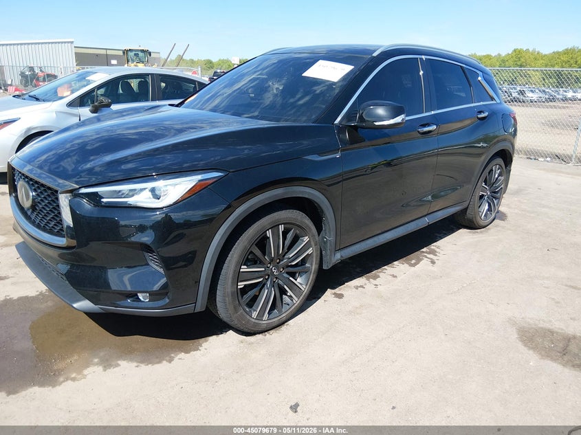 2021 Infiniti Qx50 VIN 3PCAJ5BB6MF100172 IAAI salvage auction — HAIL, Salvage (Ohio), sold $8,800 on 2026-07-07 (photo 2)