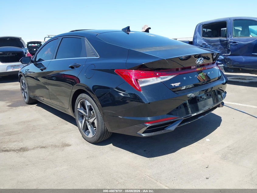 2021 Hyundai Elantra VIN KMHLN4AG0MU166160 IAAI salvage auction — FRONT END, Salvage (Arizona), sold $3,550 on 2026-07-28 (photo 3)