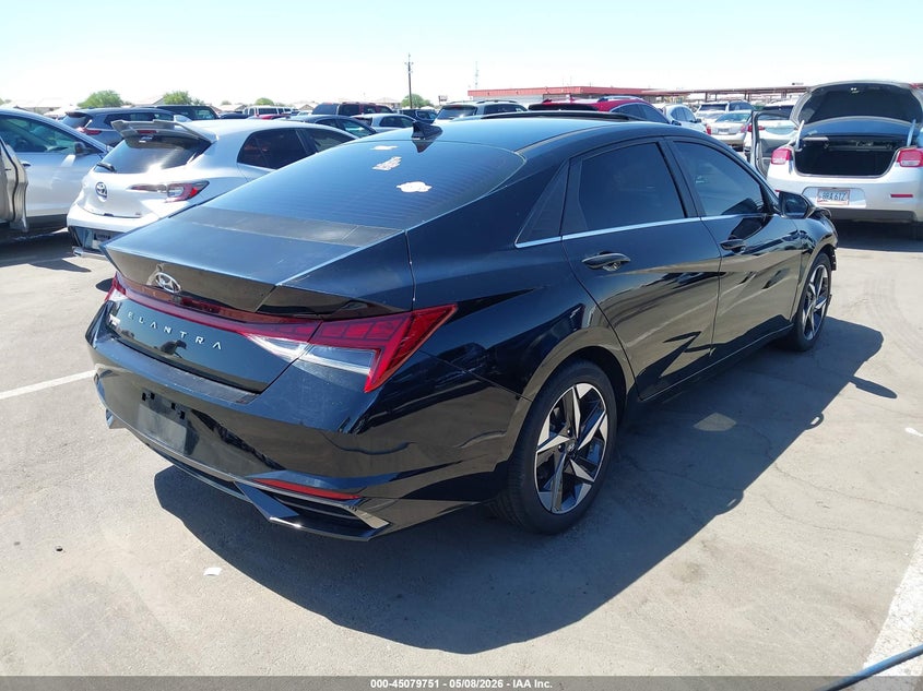 2021 Hyundai Elantra VIN KMHLN4AG0MU166160 IAAI salvage auction — FRONT END, Salvage (Arizona), sold $3,550 on 2026-07-28 (photo 4)