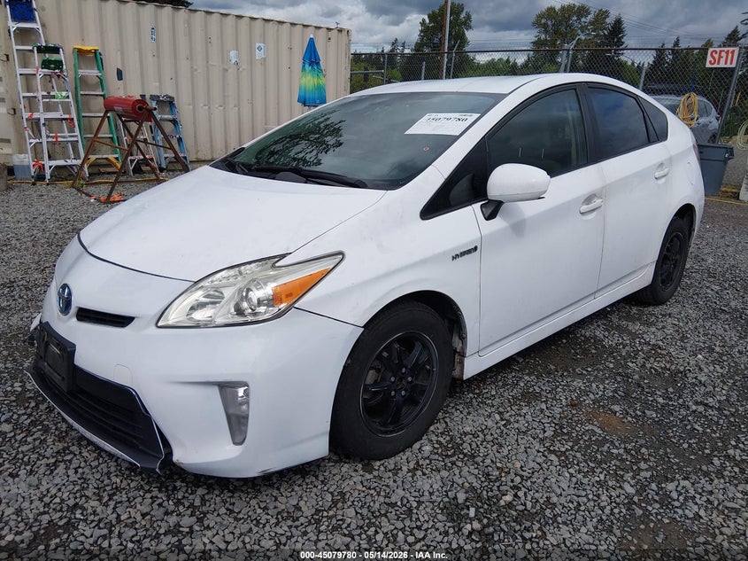2012 Toyota Prius VIN JTDKN3DU6C5400953 IAAI salvage auction — RIGHT FRONT, Bill Of Sale (Washington), sold $875 on 2026-07-22 (photo 2)