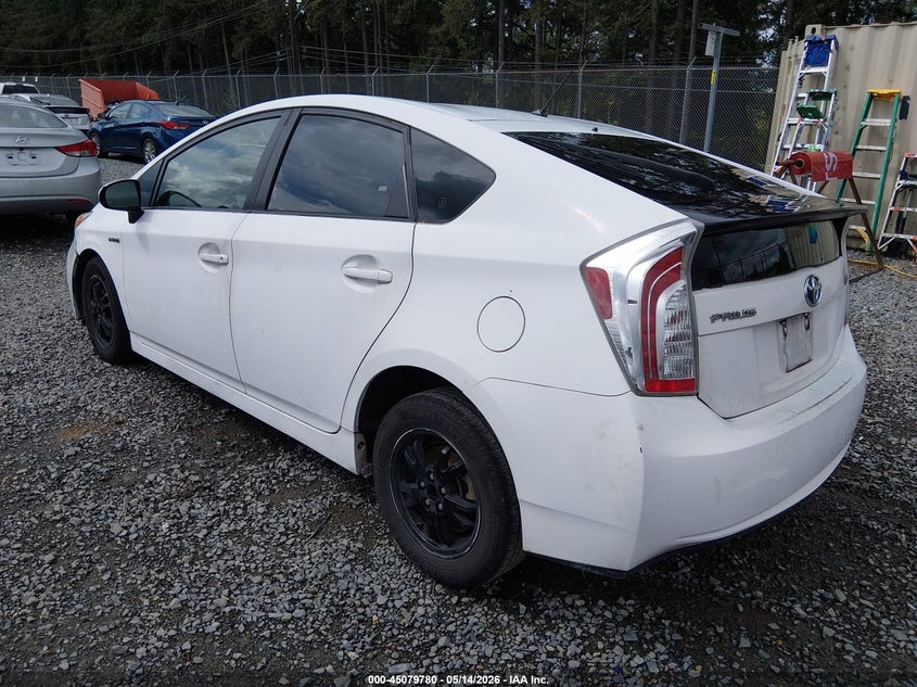 2012 Toyota Prius VIN JTDKN3DU6C5400953 IAAI salvage auction — RIGHT FRONT, Bill Of Sale (Washington), sold $875 on 2026-07-22 (photo 3)