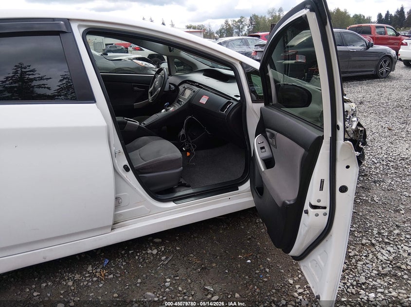 2012 Toyota Prius VIN JTDKN3DU6C5400953 IAAI salvage auction — RIGHT FRONT, Bill Of Sale (Washington), sold $875 on 2026-07-22 (photo 5)
