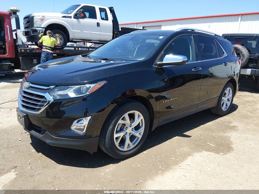 2018 Chevrolet Equinox VIN 2GNAXMEV7J6193971 IAAI salvage auction — HAIL, Salvage (Kansas), sold $4,575 on 2026-07-19 (photo 2)