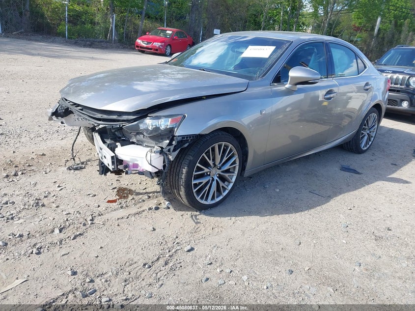 2015 Lexus Is VIN JTHBF1D24F5046255 IAAI salvage auction — FRONT END, Salvage (Rhode Island), sold $1,550 on 2026-07-21 (photo 2)