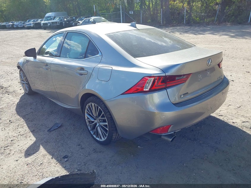 2015 Lexus Is VIN JTHBF1D24F5046255 IAAI salvage auction — FRONT END, Salvage (Rhode Island), sold $1,550 on 2026-07-21 (photo 3)