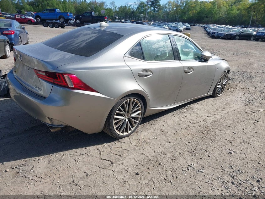 2015 Lexus Is VIN JTHBF1D24F5046255 IAAI salvage auction — FRONT END, Salvage (Rhode Island), sold $1,550 on 2026-07-21 (photo 4)