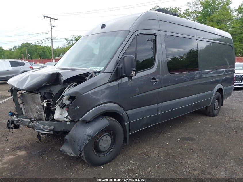 2017 Mercedes-benz Sprinter VIN WD4PE8CD2HP376236 IAAI salvage auction — FRONT END, Salvage (Idaho), sold $5,400 on 2026-07-08 (photo 2)