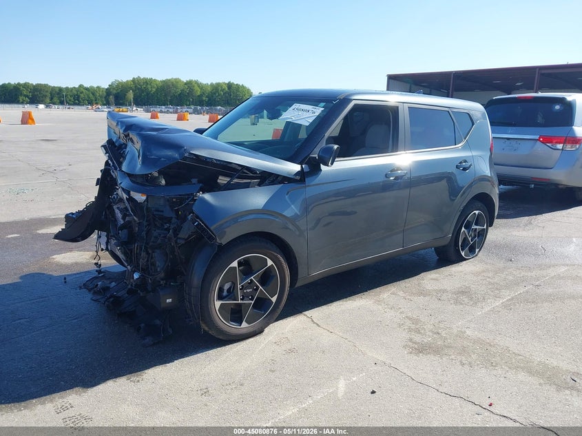 2025 Kia Soul VIN KNDJ33AU7S7957279 IAAI salvage auction — FRONT END, Salvage (Indiana), sold $3,525 on 2026-07-09 (photo 2)