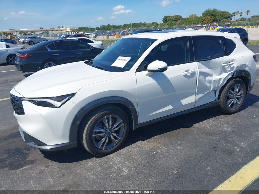 2025 Acura Adx VIN 3HDSA1H32SM704600 IAAI salvage auction — LEFT SIDE, Rebuildable (Florida), sold $8,800 on 2026-07-09 (photo 2)