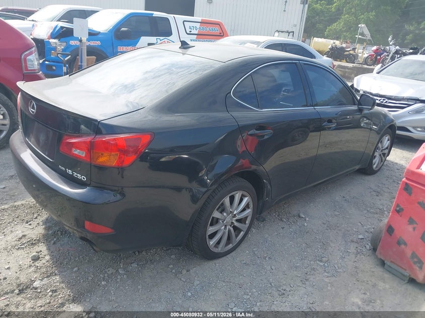 2008 Lexus Is 250 VIN JTHCK262282027288 IAAI salvage auction — NORMAL WEAR, Clear (Georgia), sold $700 on 2026-07-14 (photo 4)